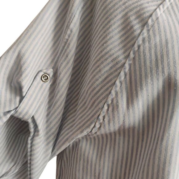 Judith March Blue and White Dolman Sleeve Dress - Picture 7 of 14